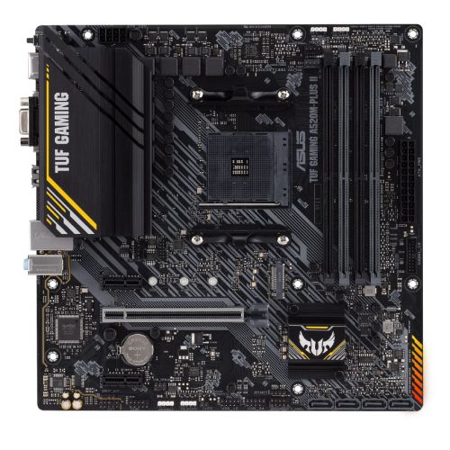 Asus TUF GAMING A520M-PLUS II, AMD A520, AM4, Micro ATX, 4 DDR4, VGA, HDMI, DP, 1x M.2 Asus TUF GAMING A520M-PLUS II, AMD A520, AM4, Micro ATX, 4 DDR4, VGA, HDMI, DP, 1x M.2